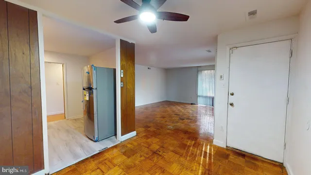 a view of an empty room