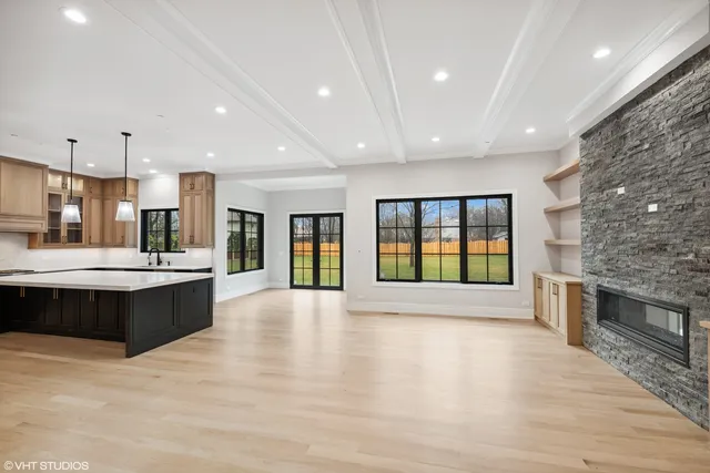 a view of kitchen and sink