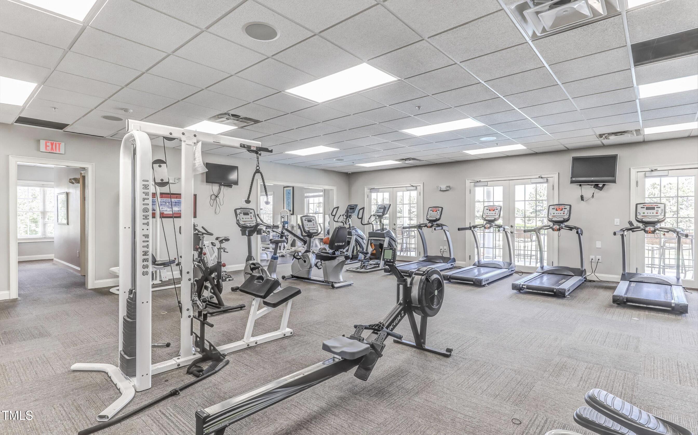 800 Chapanoke Road Raleigh, NC 27603 - Photo 36 of 39 a view of a room with gym equipment