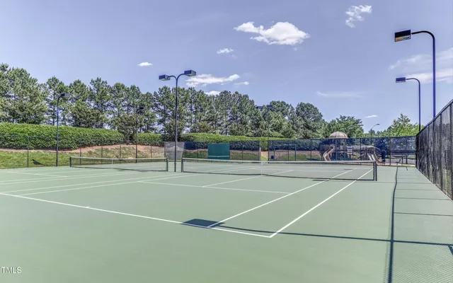 a view of a tennis court