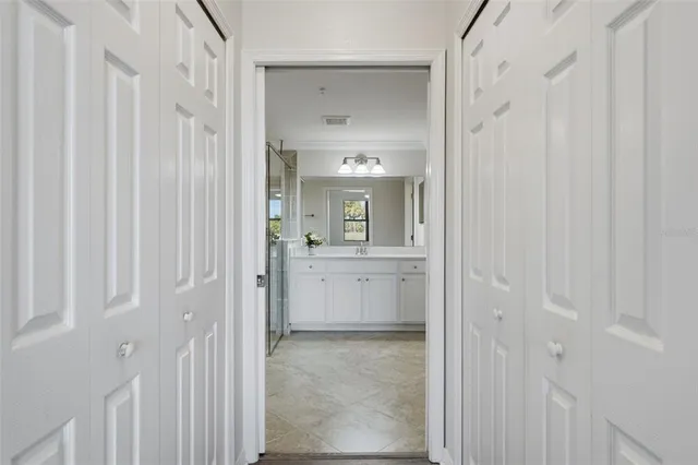 a view of front door