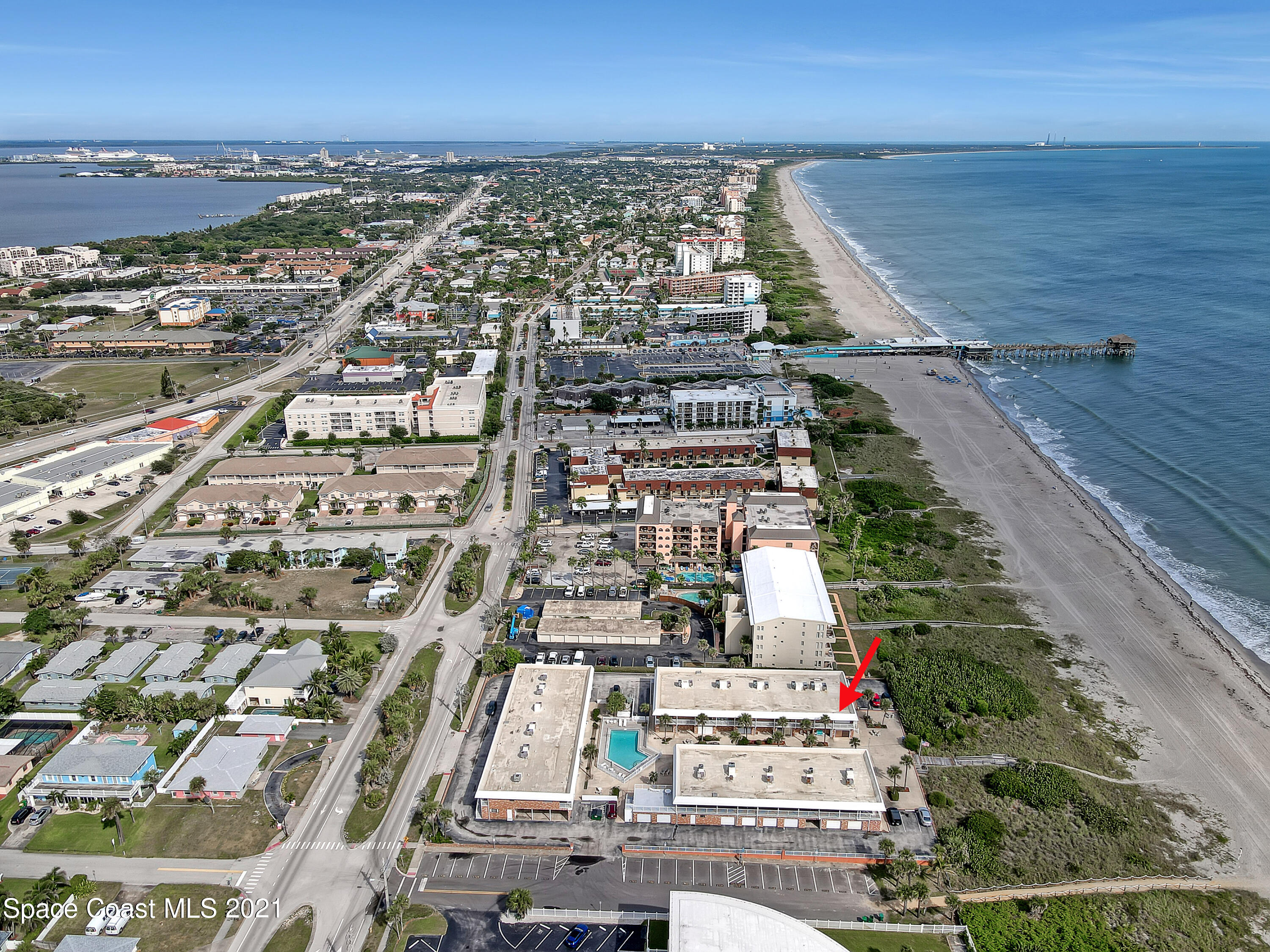 5000 Ocean Beach Boulevard, Unit C5 Cocoa Beach, FL 32931 - Photo 43 of 43 an aerial view of a city