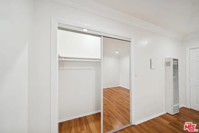 a view of livingroom with furniture and wooden floor