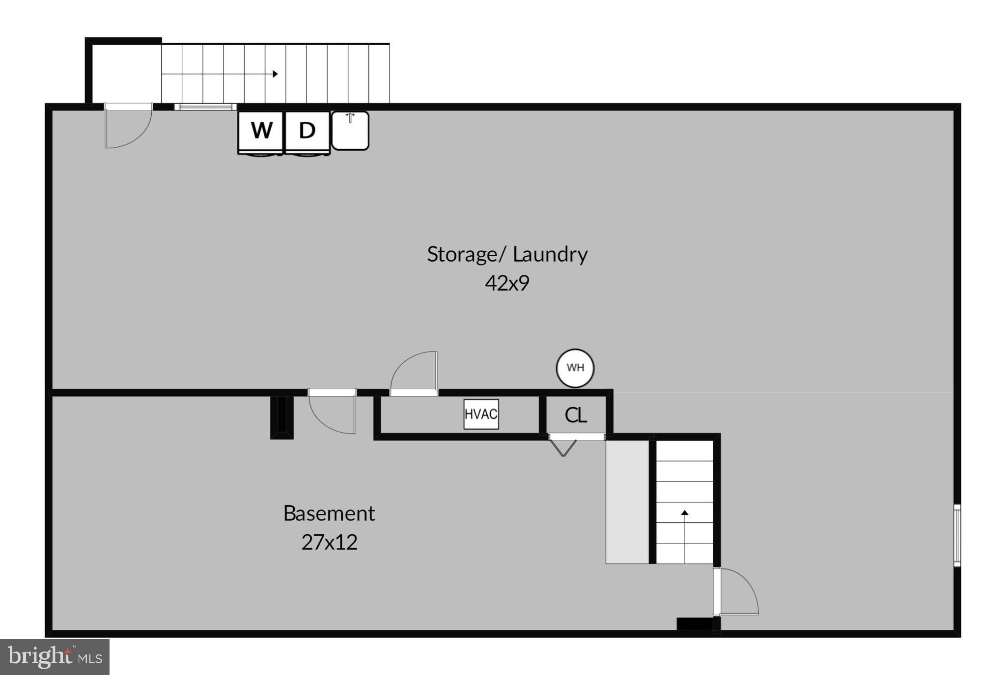 9523 Stevebrook Road Fairfax, VA 22032 - Photo 39 of 40 Lower Level Floor Plan
