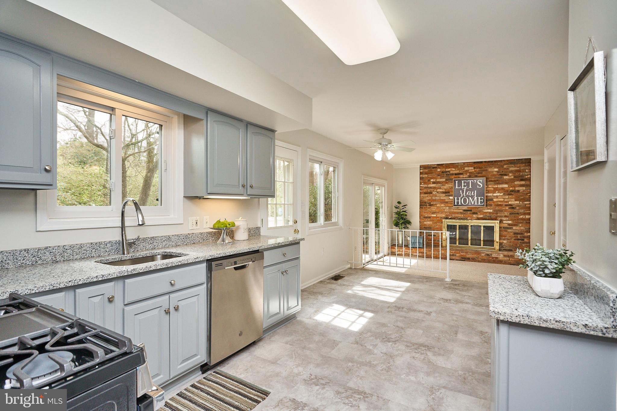 9523 Stevebrook Road Fairfax, VA 22032 - Photo 5 of 40 Family Room Opens to Newly Updated Kitchen