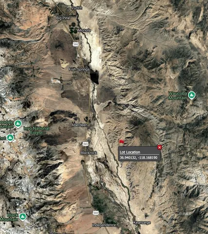 $32,400 | Lot 40 Southeast Of Big Pine, Independence, CA 93526