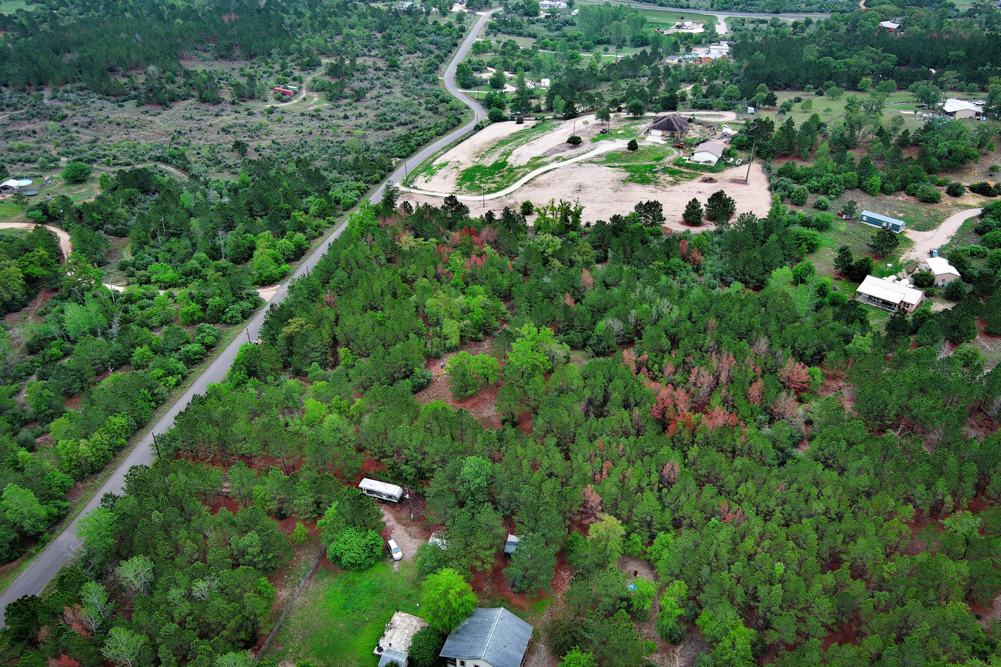 453 Kelley Road East Bastrop, TX 78602 - Photo 8 of 20 a view of a house with a yard
