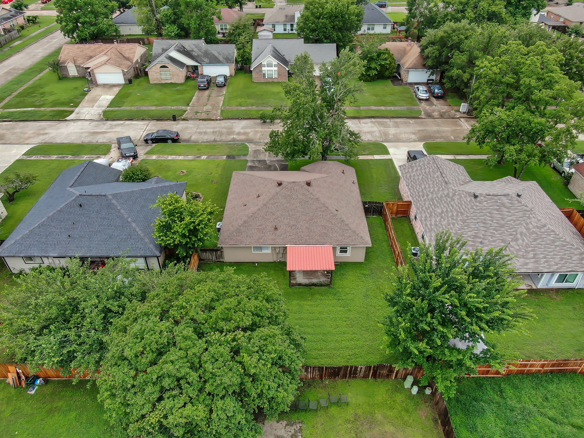 16937 Larkspur Conroe, TX 77385 - Photo 42 of 45 an aerial view of a house