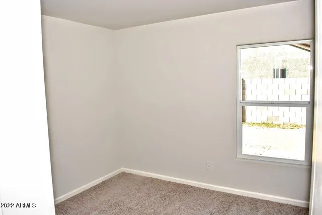 a small space with a window