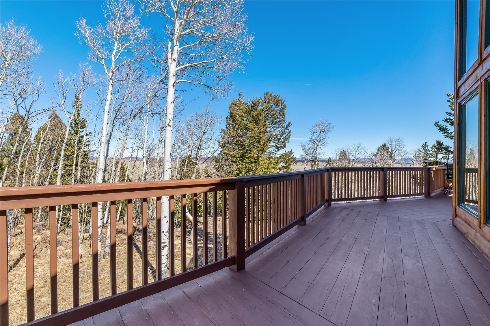 1059 Sheep Ridge Road Fairplay, CO 80440 - Photo 28 of 50 a view of balcony with wooden floor