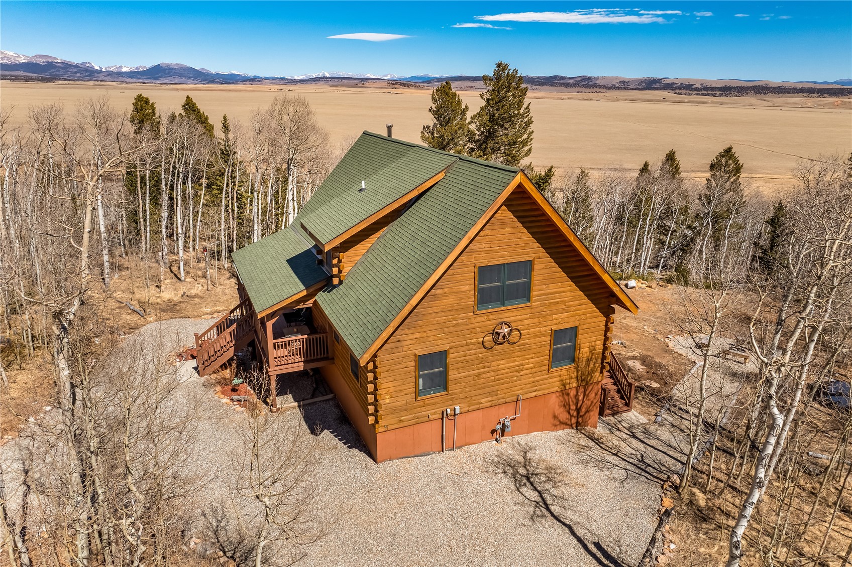 1059 Sheep Ridge Road Fairplay, CO 80440 - Photo 38 of 50 a view of a house with a yard from a lake