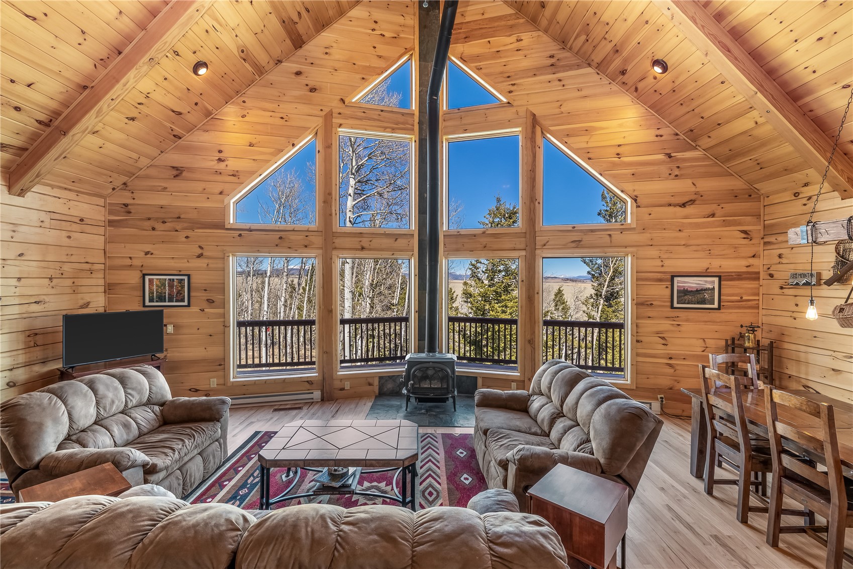 1059 Sheep Ridge Road Fairplay, CO 80440 - Photo 4 of 50 a balcony with furniture and outdoor view