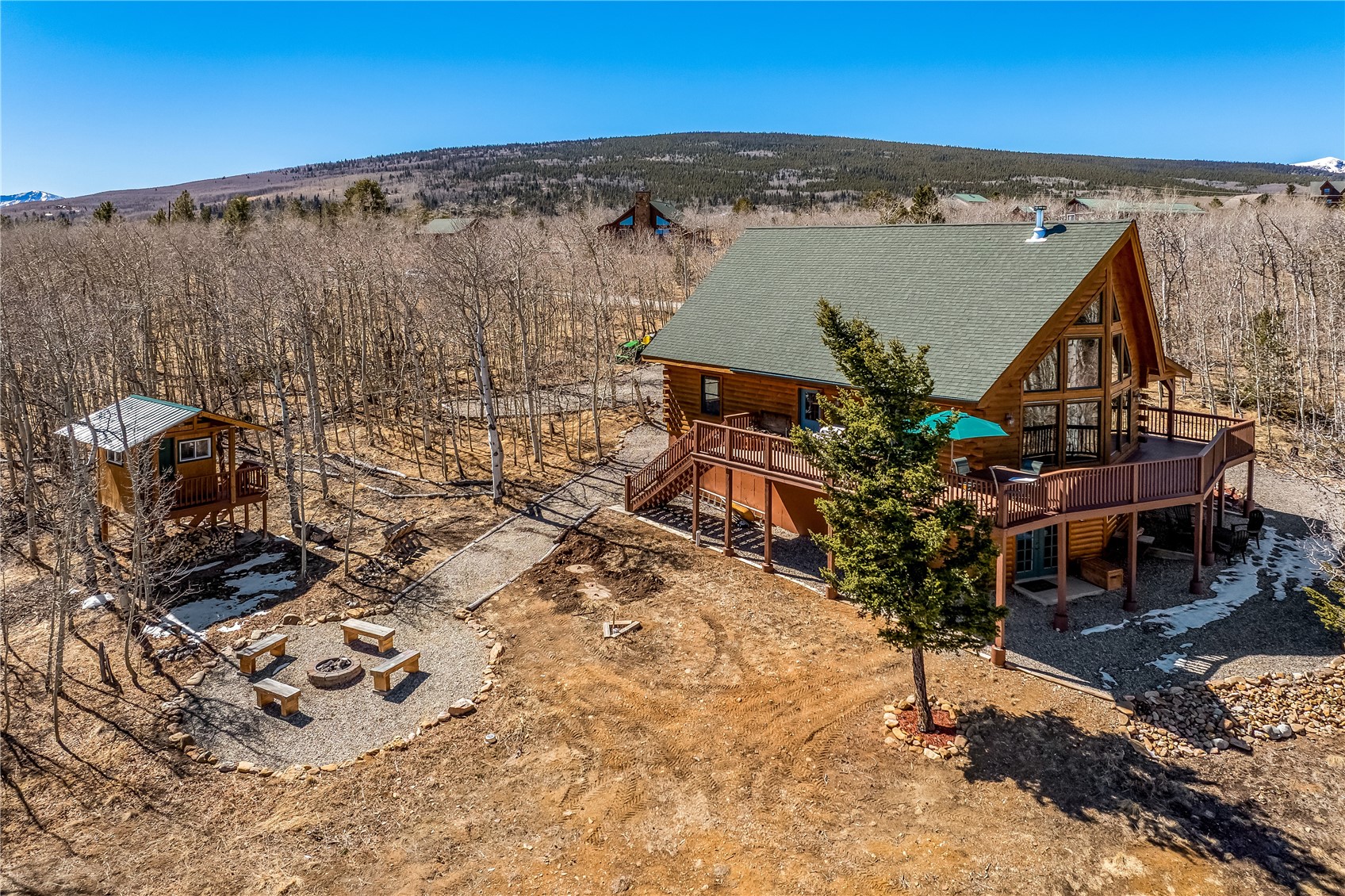1059 Sheep Ridge Road Fairplay, CO 80440 - Photo 46 of 50 view of a terrace with chairs