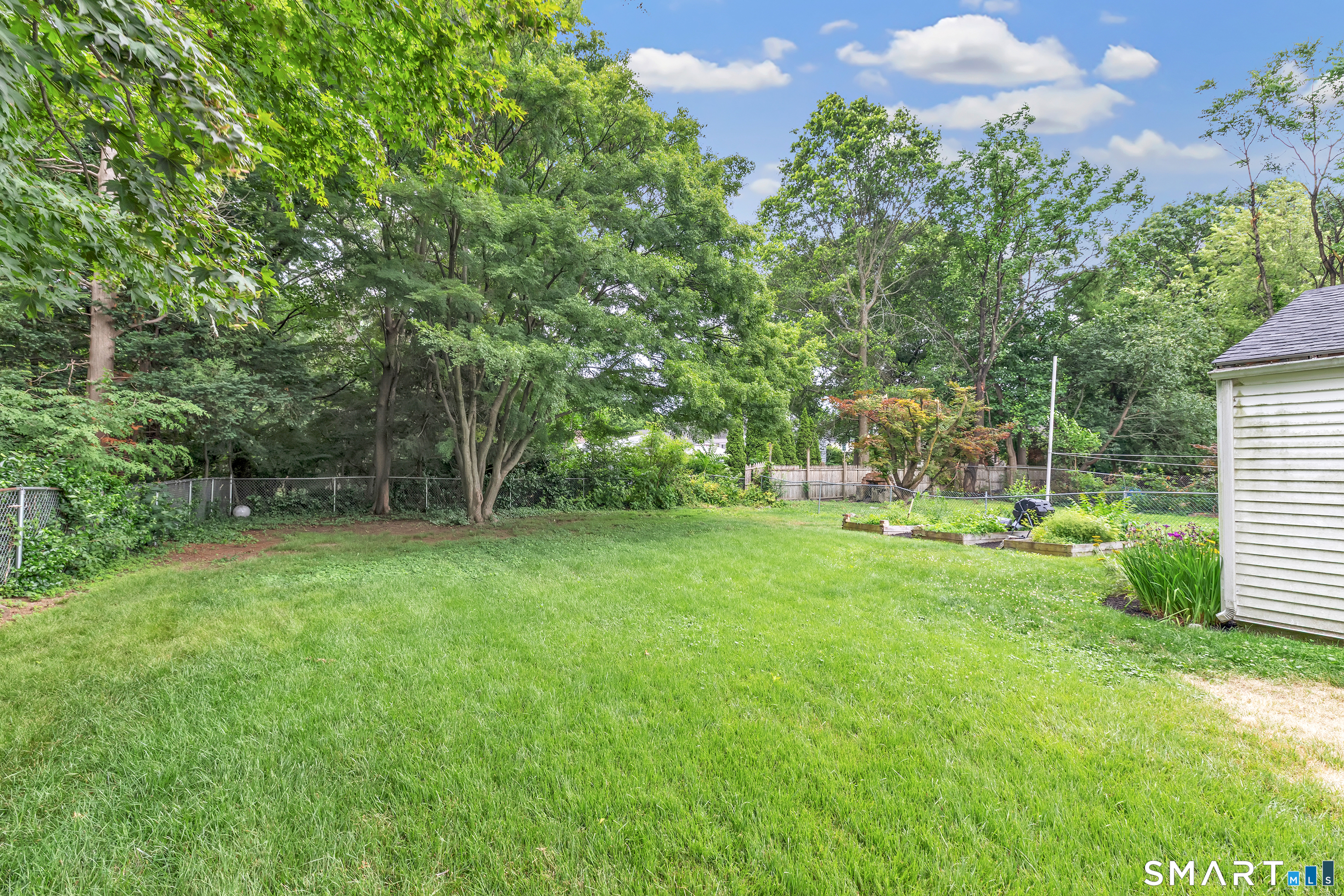 1326 Huntington Road Stratford, CT 06614 - Photo 35 of 37 Rear private Backyard .25 Acres - Built for Gardeninng and Entertaining