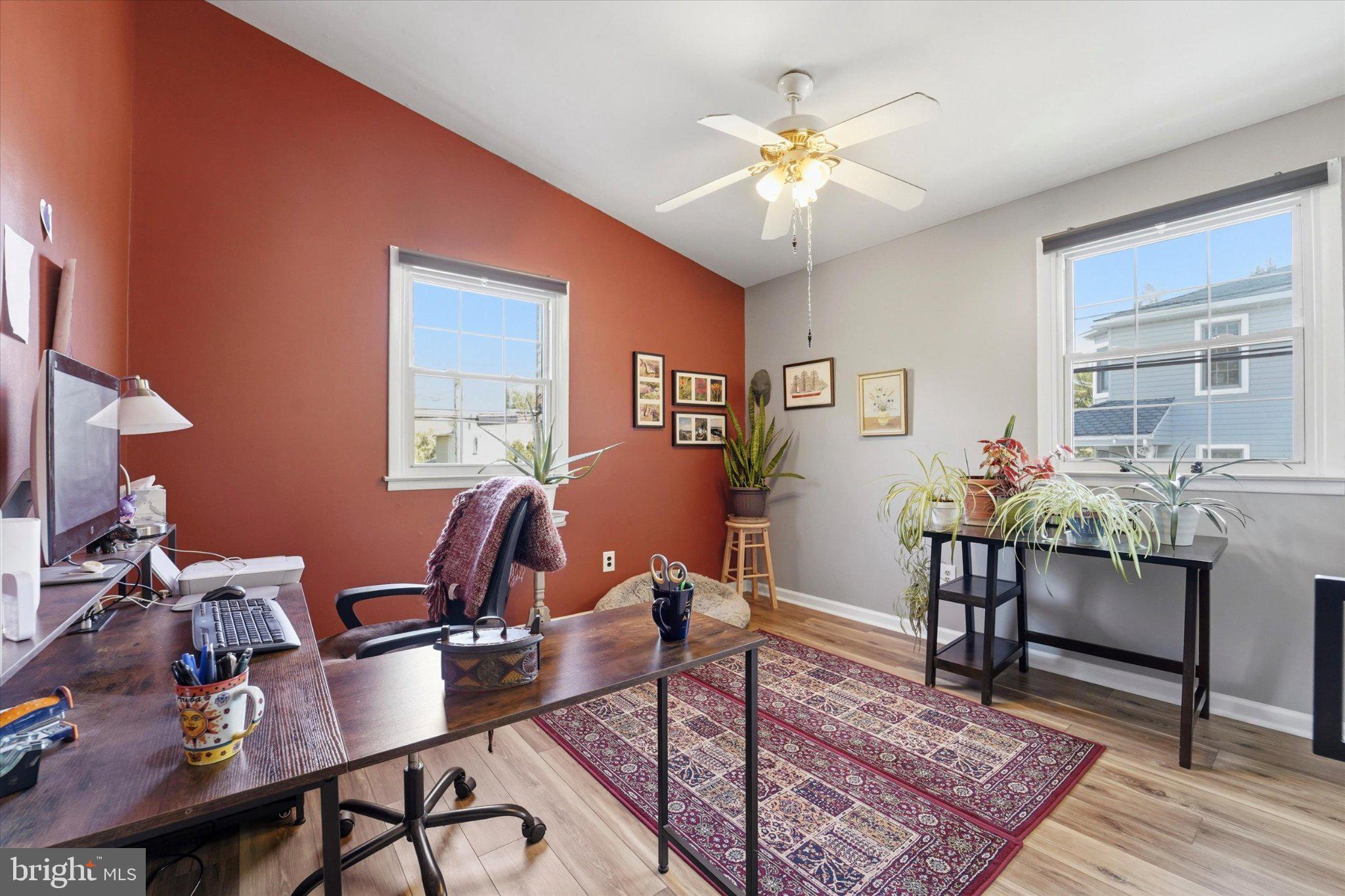 843 Sternermill Road Feasterville-Trevose, PA 19053 - Photo 28 of 49 Charming workspace with vibrant hues.