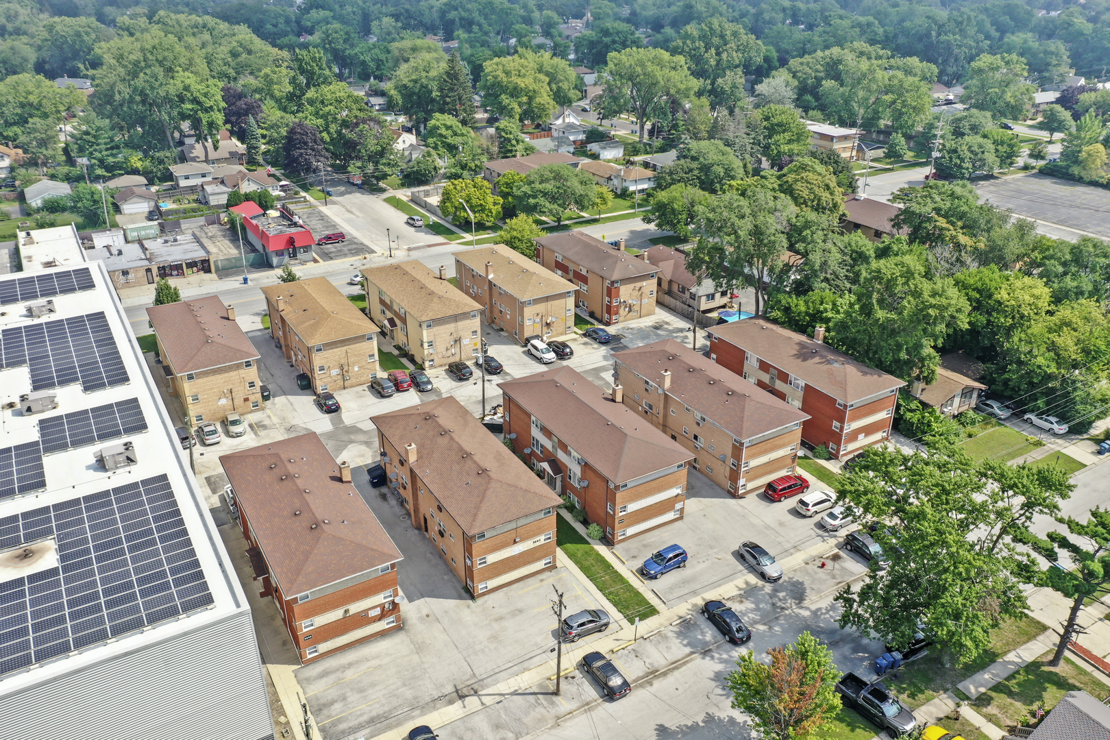 3625 147th Street Midlothian, IL 60445 - Photo 1 of 6 an aerial view of residential houses with outdoor space