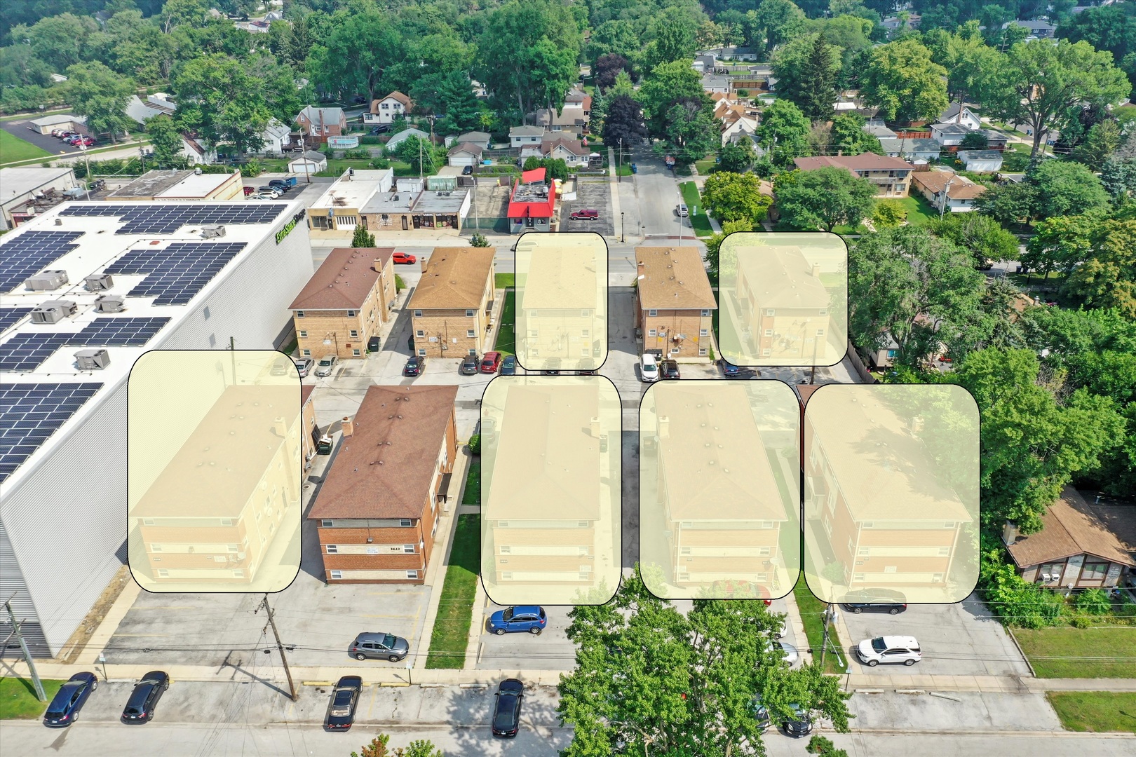 3625 147th Street Midlothian, IL 60445 - Photo 3 of 6 an aerial view of residential house with outdoor space and parking