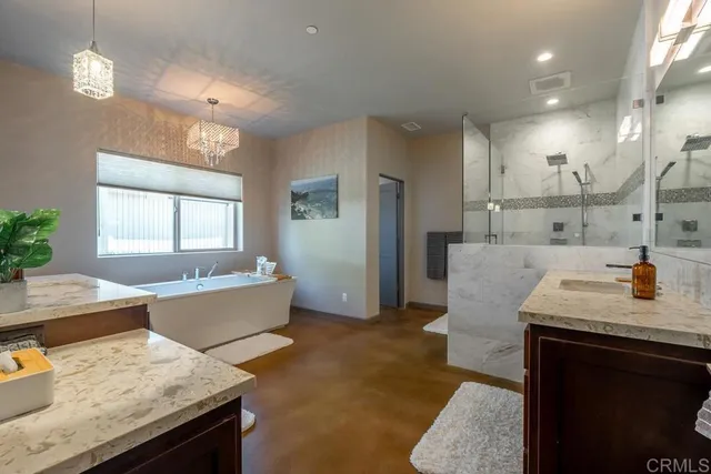 a close view of closet