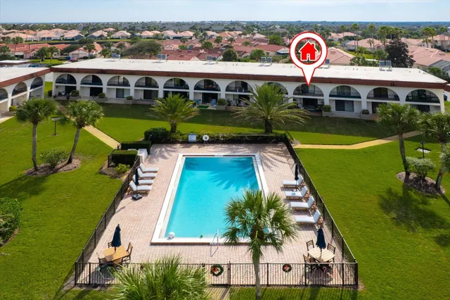 a view of a street with big building