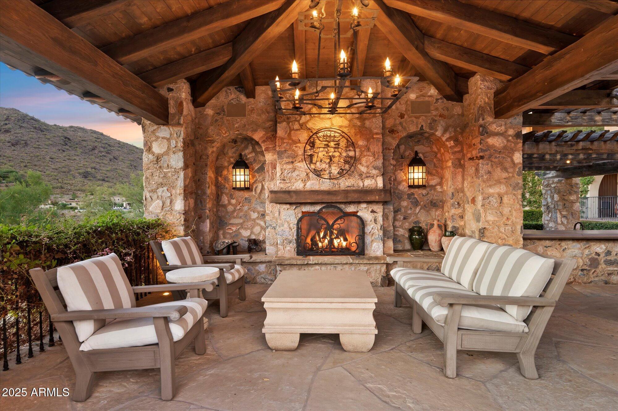 10719 East Rimrock Drive Scottsdale, AZ 85255 - Photo 85 of 117 108-Outdoor Fireplace