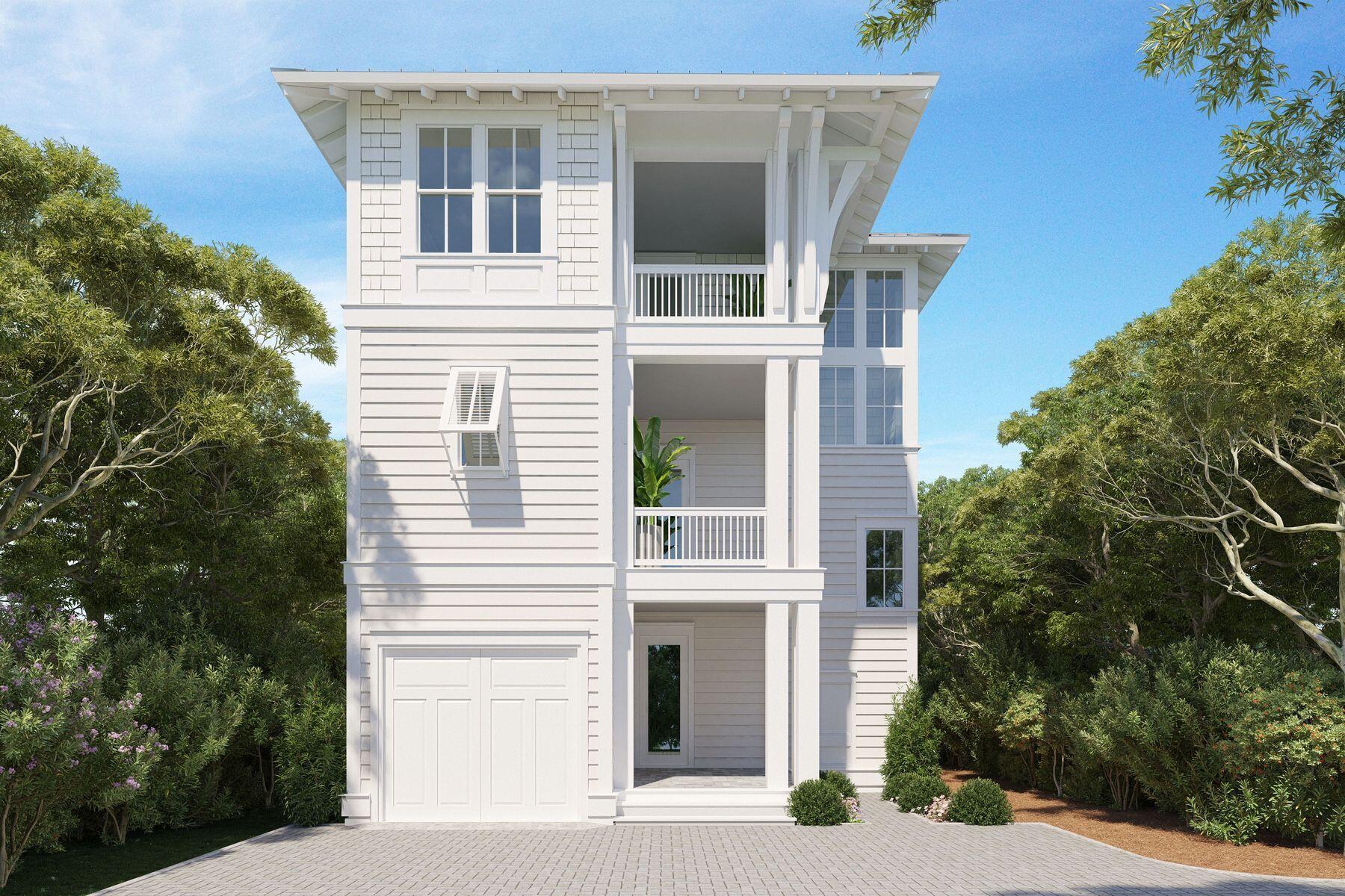 47 Wild Dunes Way Inlet Beach Inlet Beach, FL 32461 - Photo 14 of 33 a view of a house with a yard and potted plants