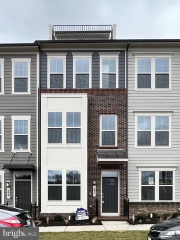 a front view of a building