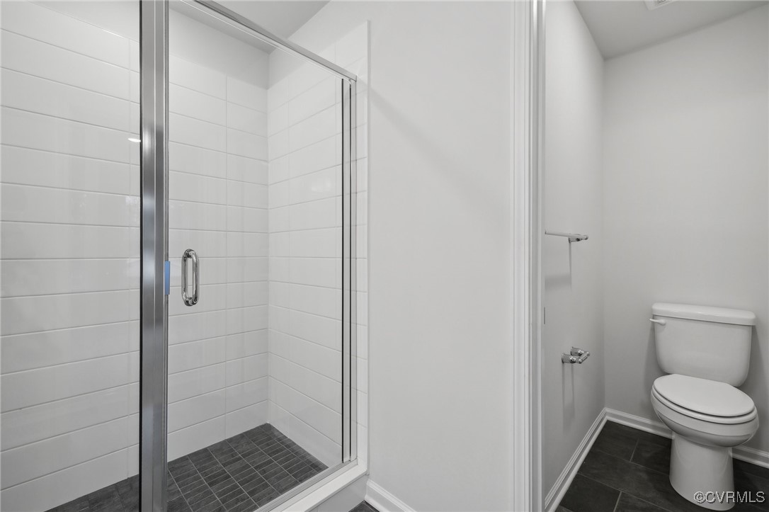 218 That Way Midlothian, VA 23114 - Photo 11 of 22 a bathroom with a toilet and a shower