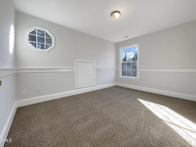 a room with cabinets