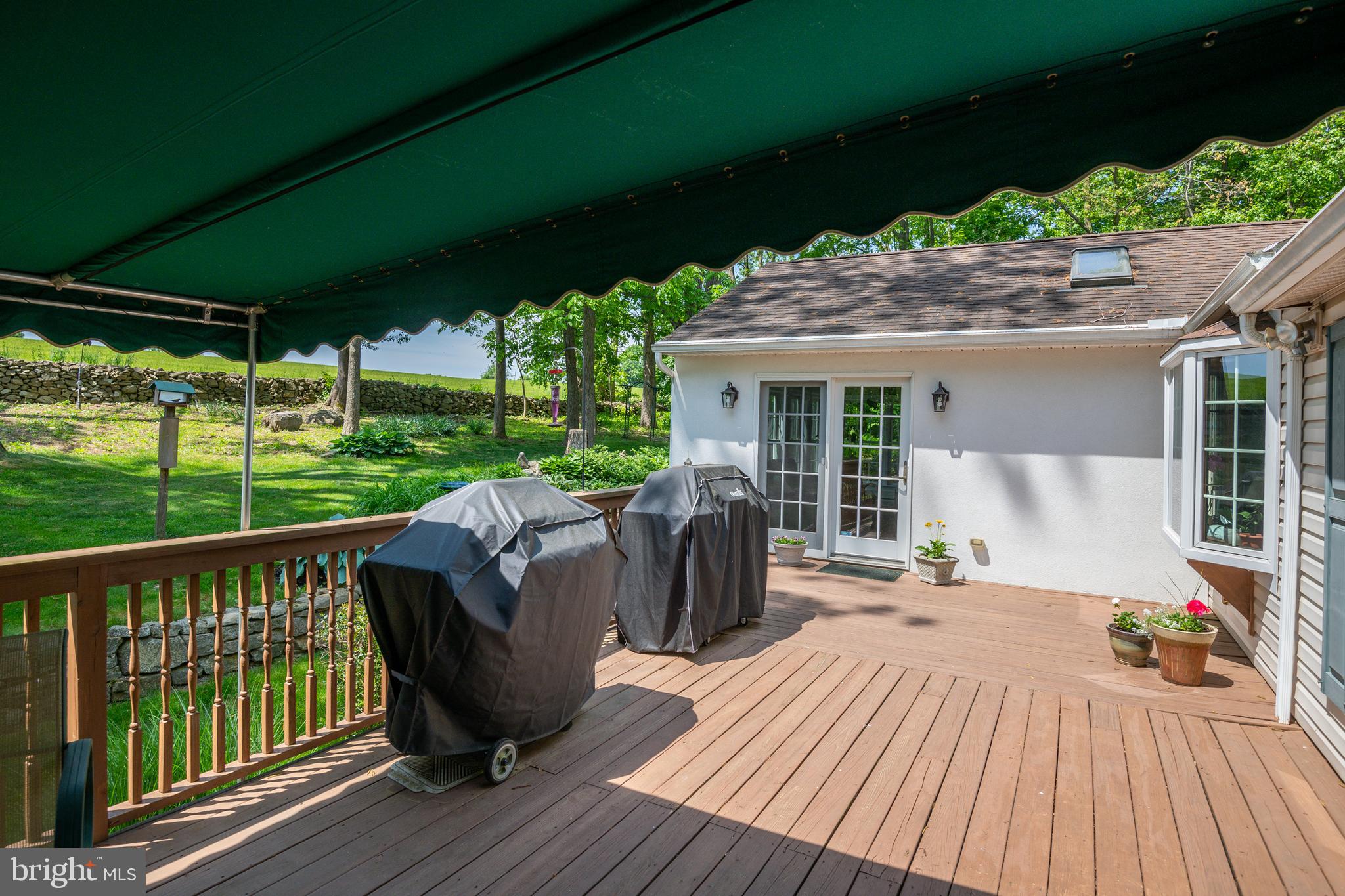 145 Creamery Road Elverson, PA 19520 - Photo 40 of 56 Large awning-covered deck