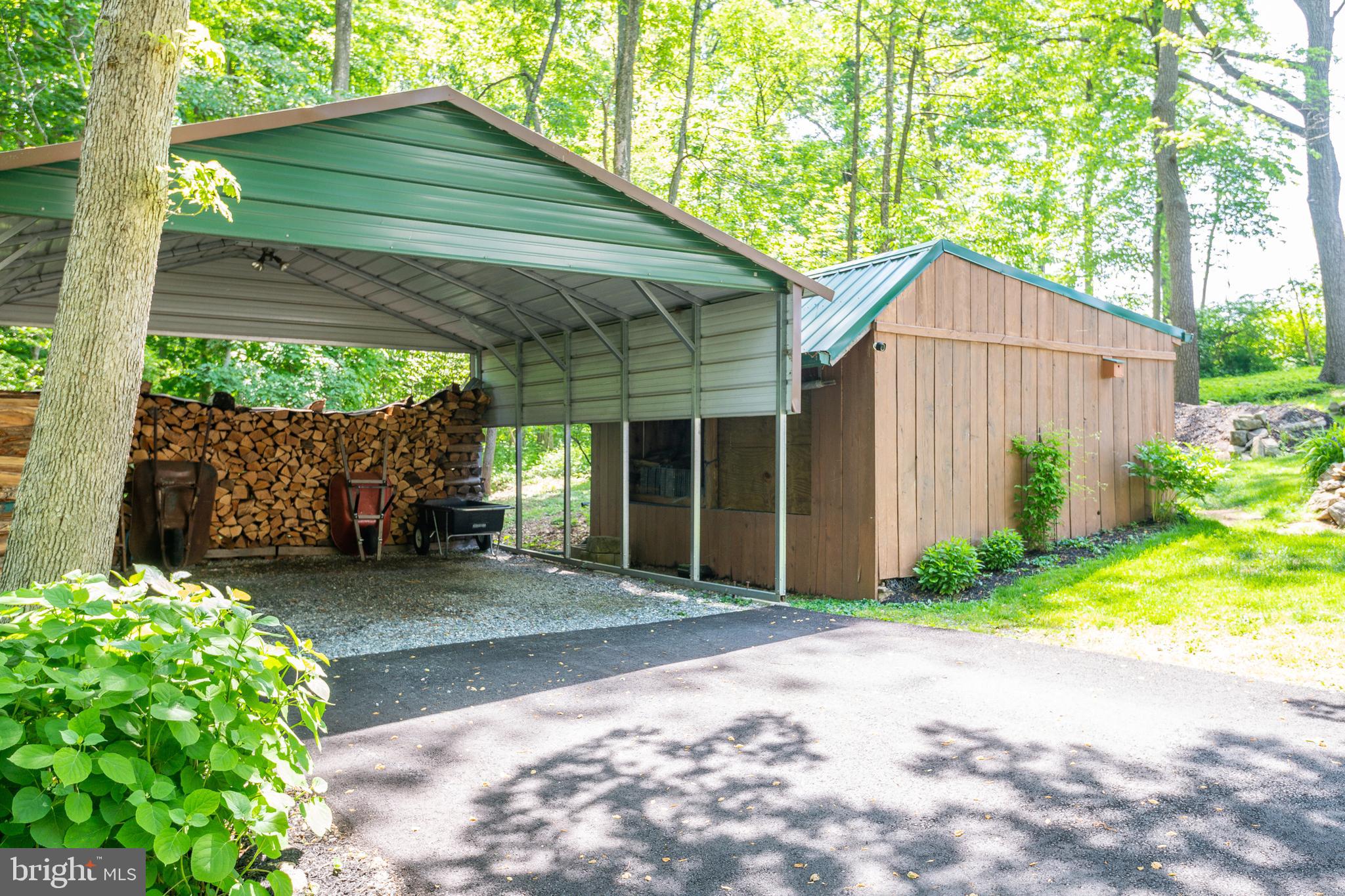 145 Creamery Road Elverson, PA 19520 - Photo 46 of 56 Carport for wood or extra car
