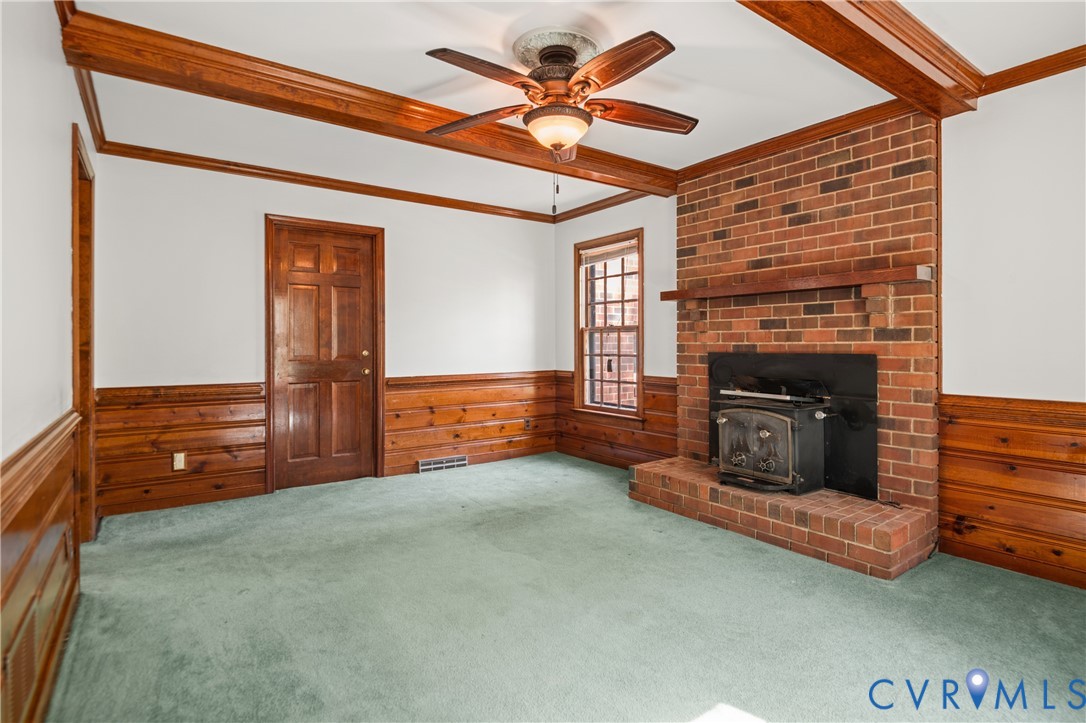 4407 Ketcham Drive Chesterfield, VA 23832 - Photo 3 of 37 a living room with furniture and a fireplace