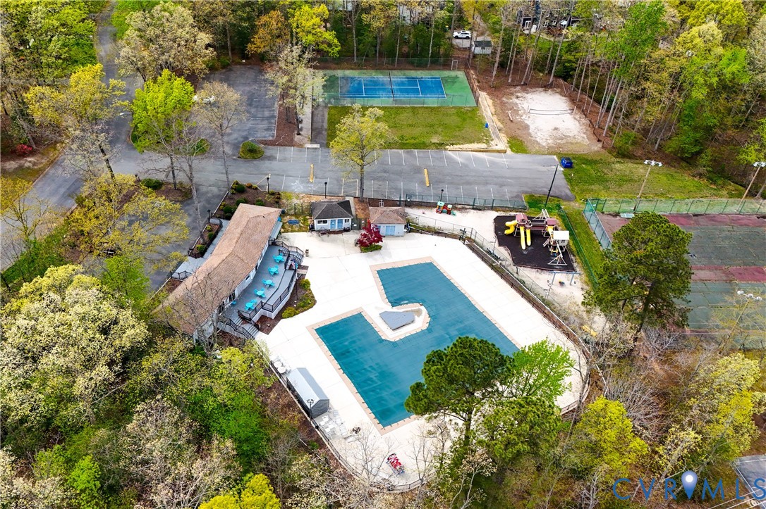 4407 Ketcham Drive Chesterfield, VA 23832 - Photo 35 of 37 an aerial view of a house with outdoor space