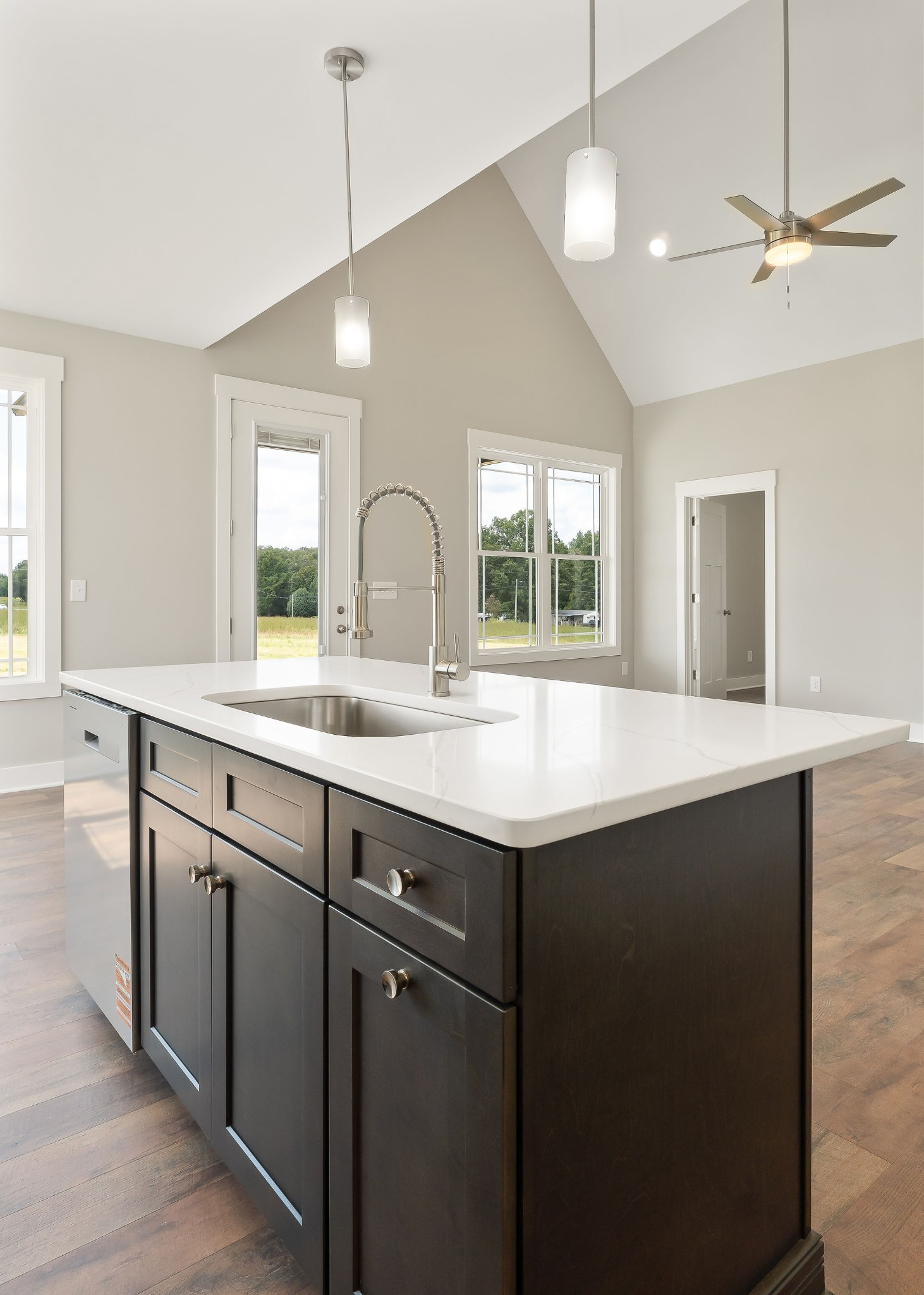 1095 Arch Cope Road Morrison, TN 37357 - Photo 11 of 29 a kitchen with granite countertop a sink and cabinets