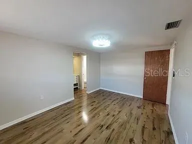 wooden floor in an empty room