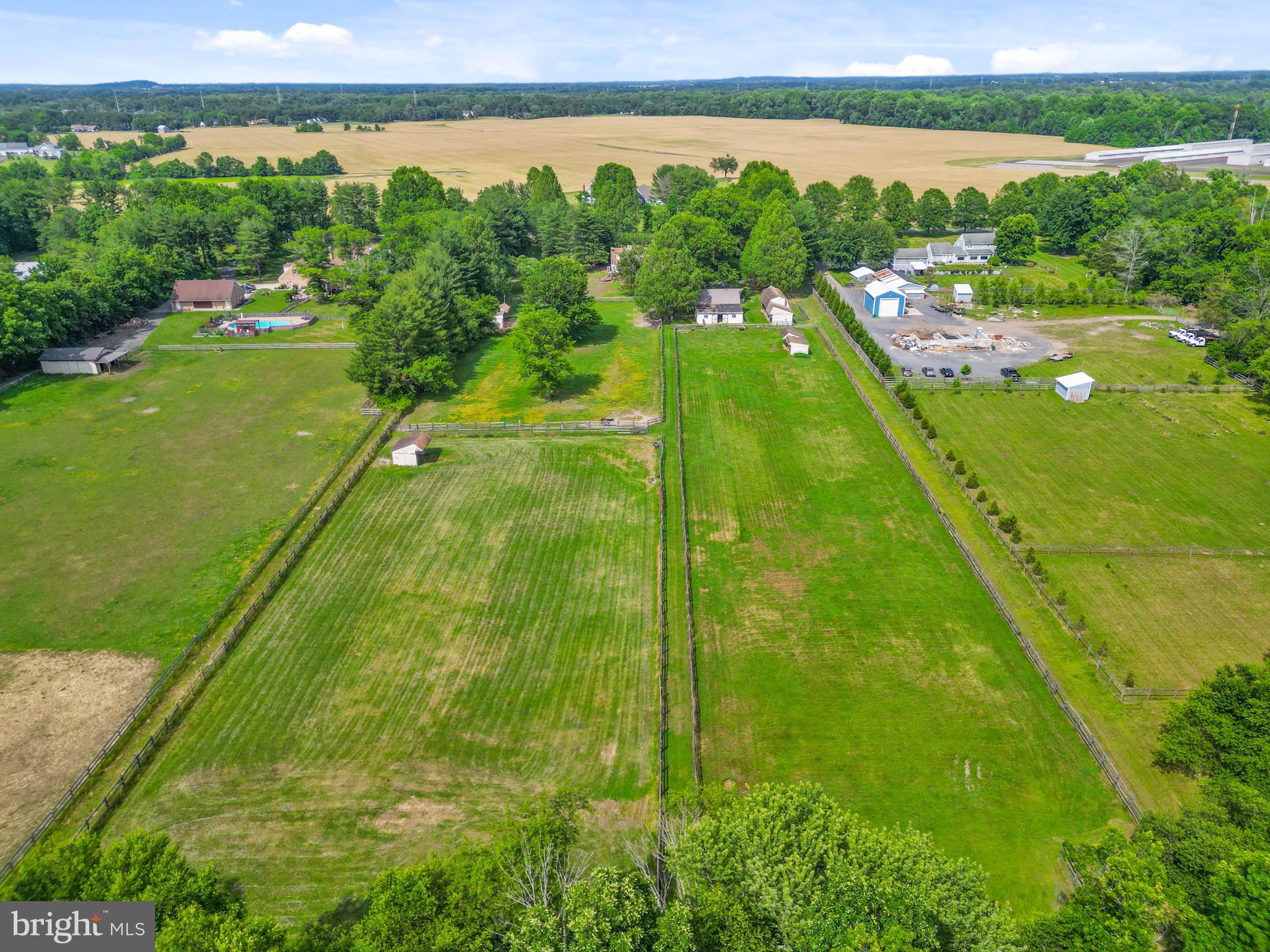 95 Fostertown Road Lumberton, NJ 08048 - Photo 37 of 41 Drone view of the pastures