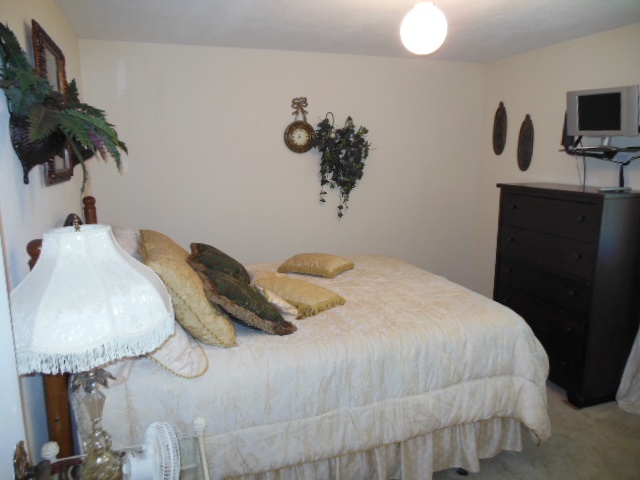 3918 Abbotsford Road Rockford, IL 61107 - Photo 17 of 25 a bedroom with a bed and a potted plant on it