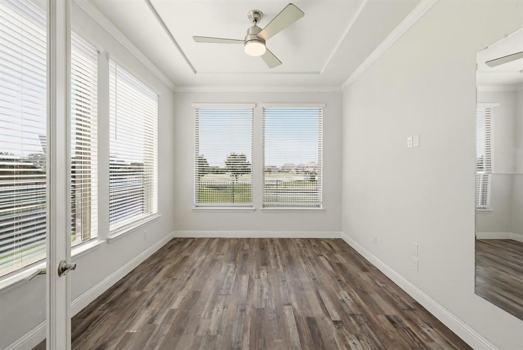 1313 Kirkwood Road Rockwall, TX 75087 - Photo 20 of 39 Office (shown vacant and currently used as exercise room) with French doors and tons of natural light!