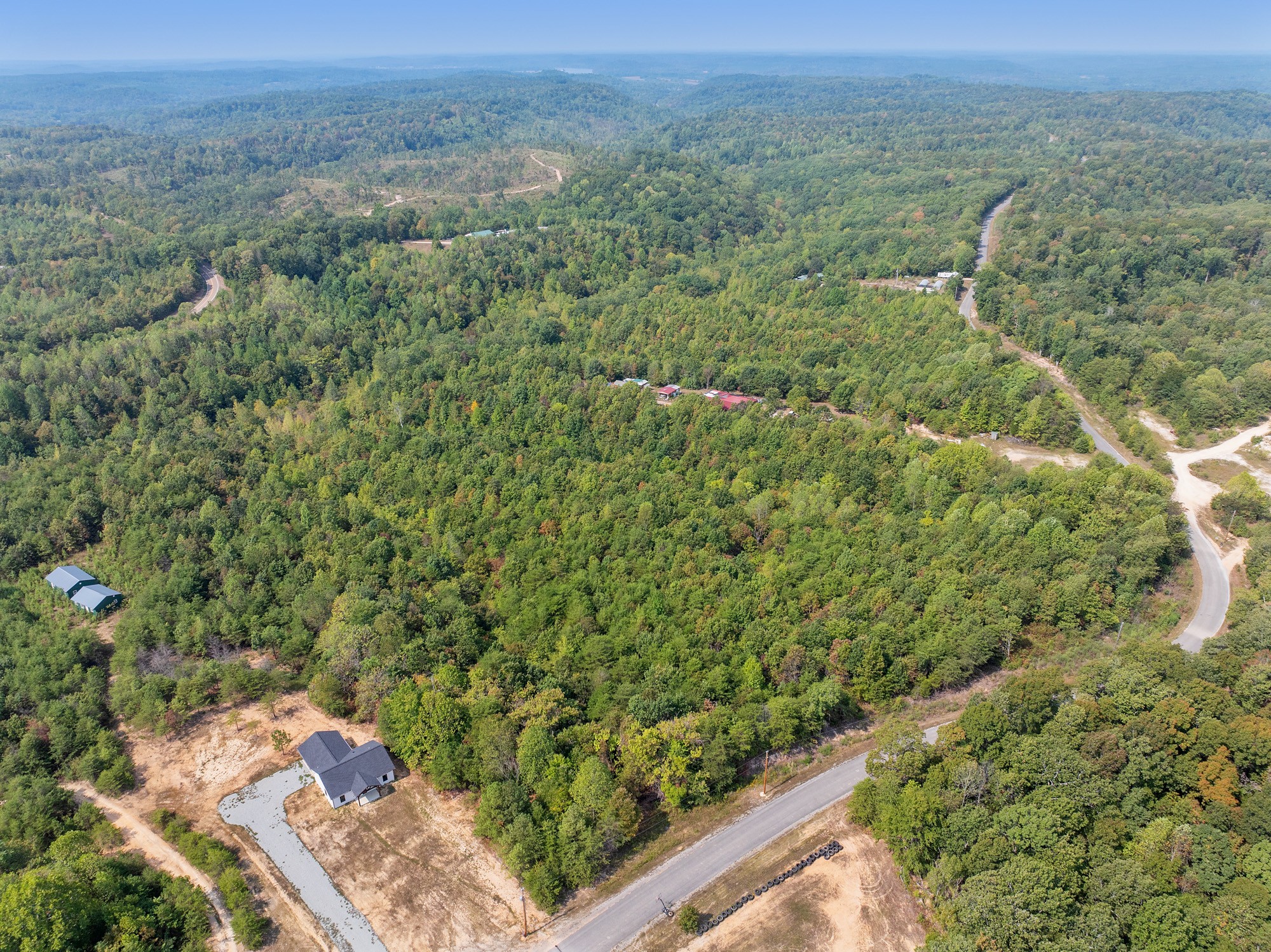 0 New Era Ridge Road Linden, TN 37096 - Photo 10 of 20 an aerial view of a residential houses with outdoor space and trees