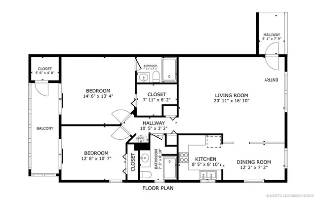 a picture of a floor plan