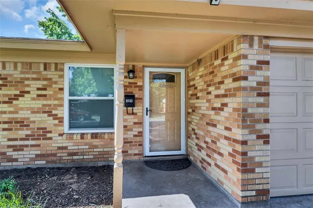 a view of front door