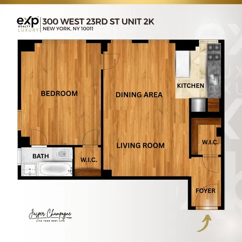 $695,000 | 300 West 23rd Street, Unit 2K | Chelsea