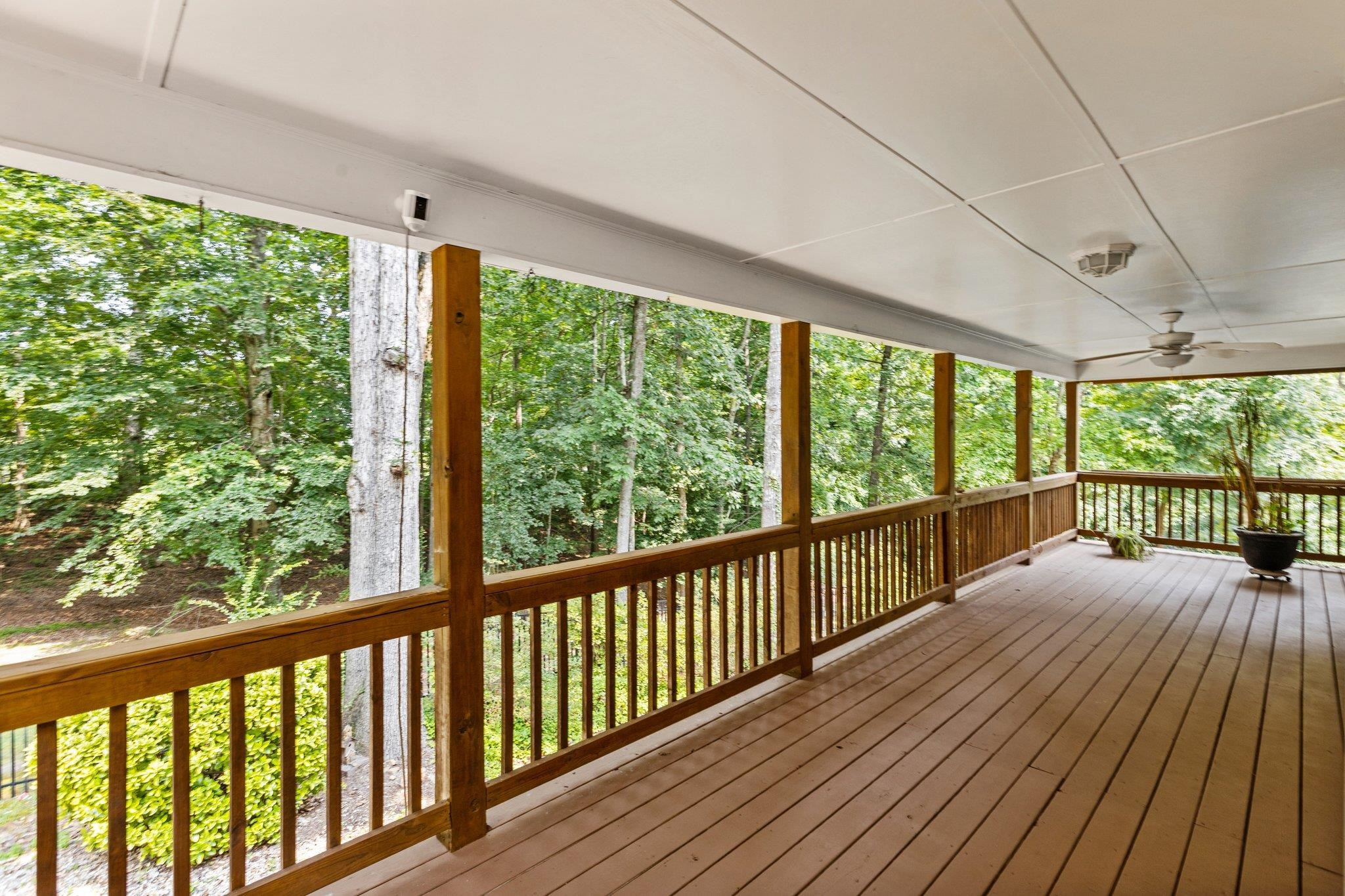 5105 Solemn Grove Road Garner, NC 27529 - Photo 27 of 30 Enjoy your morning coffee overlooking your private, wooded lot! Back Porch