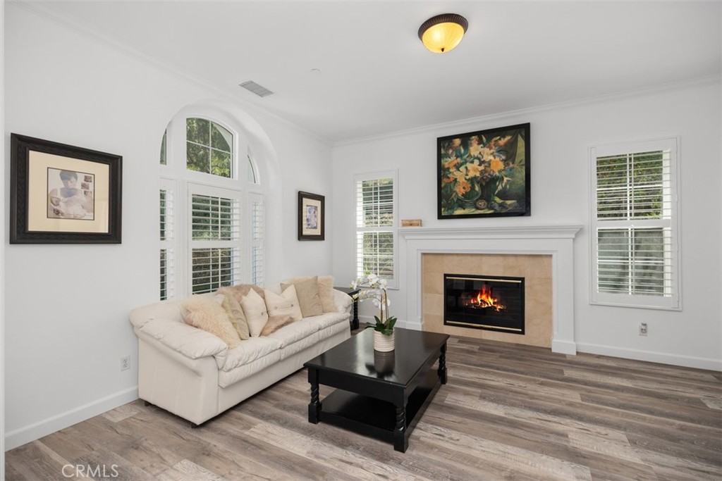2 Via Paquete San Clemente, CA 92673 - Photo 7 of 44 a living room with furniture and a fireplace