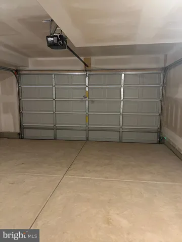 a view of a garage