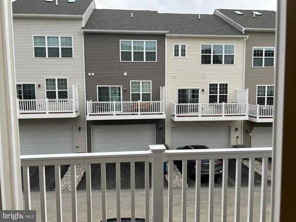 a large building with a large window