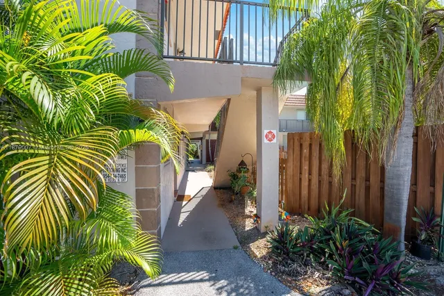 a view of front door