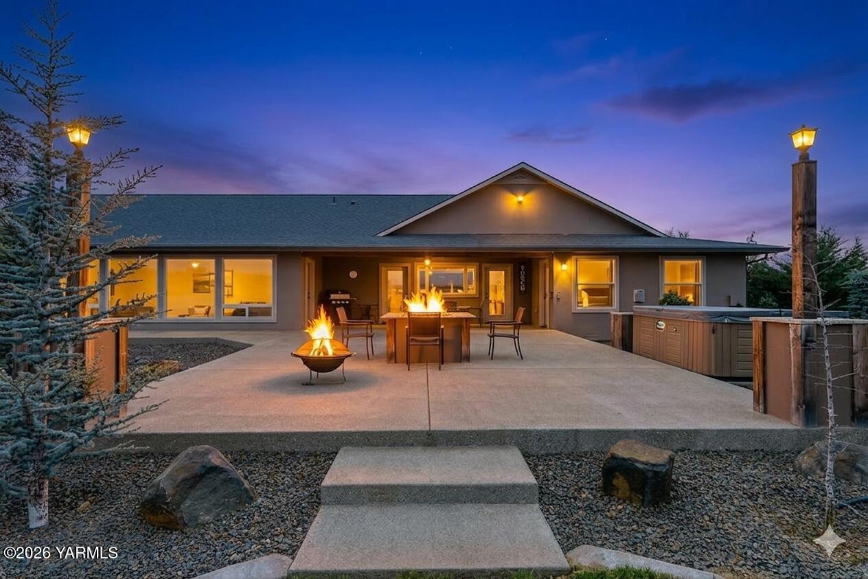 3344 Marks Road Yakima, WA 98903 - Photo 41 of 56 a view of backyard with swimming pool and patio