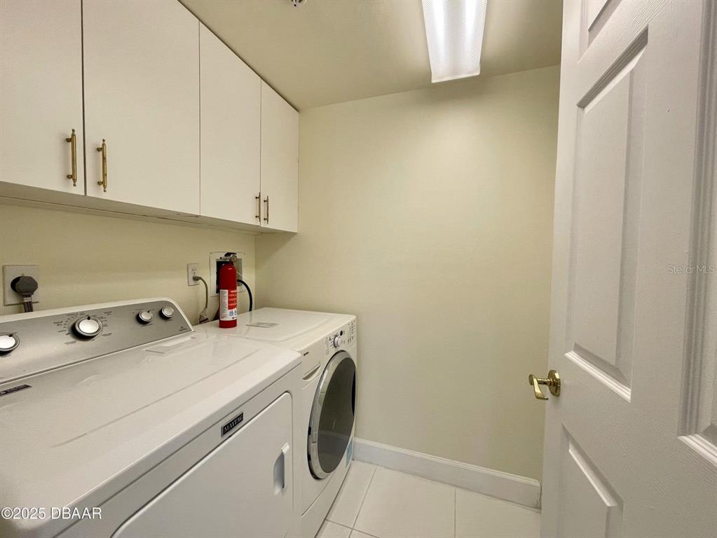 4575 South Atlantic Avenue, Unit 6203 Ponce Inlet, FL 32127 - Photo 26 of 34 a utility room with dryer and washer