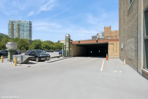 a picture of a bench in front of a door