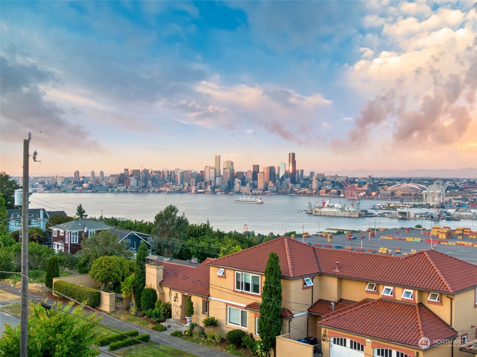 2717 36th Avenue Southwest Seattle, WA 98126 - Photo 34 of 40 a view of a lake with a city